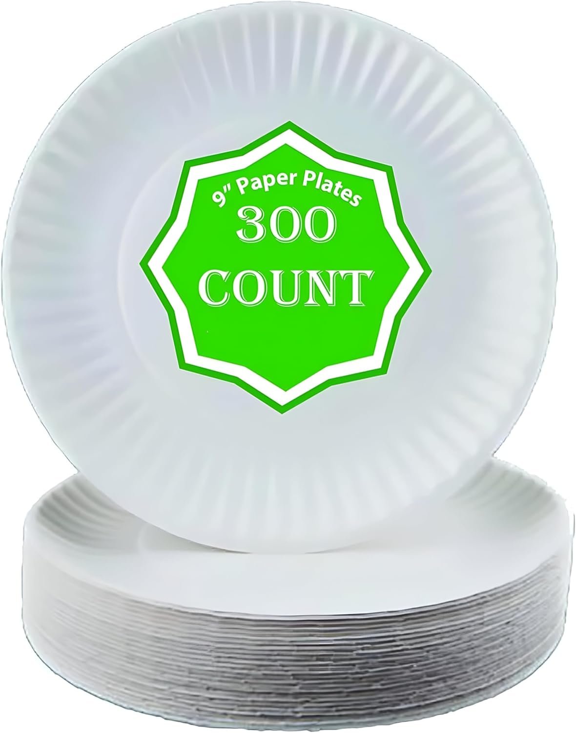 Perfect Stix Paper Plate by Kitchen Essentials, 9″ (Pack of 300)