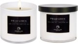 Chloefu LAN Fresh Linen Candles Laundry Candles Non-Toxic Air Freshening Scented Candle Decorative Pet Odor Eliminator for Home Luxury Scented Soy Jar Candle for Bathroom Decor 7.1 oz 2 Pack