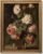 Gold Framed Wall Art Vintage Flower Vase Painting Canvas Print Living Room Bedroom Kitchen Wall Decor (flower vase, 16″ L x 12″ W)