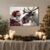 Santa’s Reindeer Framed Christmas Canvas Wall Art for Living Room, Winter Pictures Wall Decor Canvas Prints for Bedroom, Santa Christmas Gifts, 8×12 Poster Artwork for Wall Decorations