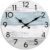 Wall Clock Silent Non-Ticking Wooden Clocks Battery Operated 8 Inch Small Country Retro Rustic and Beach Style Decorative for Kitchen, Home, Bathroom, Bedroom (Blue)