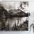 Ambesonne National Parks Shower Curtain, Alpine Area Province Waterfront Recreation Relaxation Getaway Design, Cloth Fabric Bathroom Decor Set with Hooks, 69″ W x 70″ L, White Black