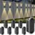 Solar Fence Lights Outdoor – 3000/4000/6000K 3 Modes, IP65 Waterproof Fence Lights Solar Powered, Up & Down Lighting Solar Wall Lights Outdoor for Backyard/Garden/Patio/Garage and Wall decor (8 pack)