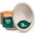 Paper Bowls, 100% Compostable Disposable Soup Bowl [125-Pack] – PFAS-Free – BPI Certified – [16 oz] Heavy Duty, Eco-Friendly, Biodegradable Bagasse Hot Food Plates and Bowls – Natural Brown