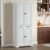 72″ Tall Kitchen Pantry Cabinet, White Wooden Storage Cabinet with Drawer, Adjustable Shelves & Anti-Tip Device, Freestanding Bathroom Storage Cabinet, Pantry Cabinets for Kitchen Storage