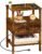 Lerliuo Nightstand with Charging Station and USB Ports, 3-Tier Storage End Table with Drawer Shelf, Night Stand for Small Spaces, Wood Bedside Table for Living Room, Bedroom – Retro Brown…