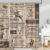 Mocsicka Western Cowboy Shower Curtain Vintage Wild West Country Farmhouse Bathroom Shower Curtain Cowboy Waterproof Fabric Bathtub Curtain Decor with 12 Hooks 72 X 72 Inches