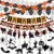 Halloween Decor Indoor – Hanging Swirl Ceiling & Wall Party Decor with Bats, Spiders, Pumpkins, Skulls, Ghosts Banner Halloween Decorations Indoor Outdoor Supplies
