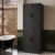 Farmhouse Storage Cabinet – Pantry Cabinet with 4 Doors, Tall Kitchen Pantry with Adjustable Shelves, Organizer, Black Storage Cupboard for Kitchen Dining Room Bathroom