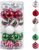 Valery Madelyn Christmas Ornaments Tree Decorations, 30ct Red Green White Shatterproof Christmas Ball Ornaments Set, 2 Inch Decorative Hanging Ornament Bulk for Xmas Holiday Party Decor
